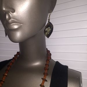 Necklace and earrings